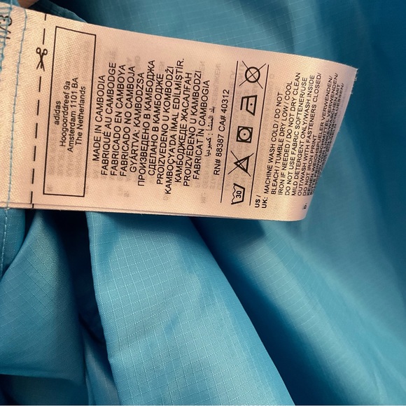 Adidas Windbreaker - NWT - Size XS - Jacket - Blue - Picture 13 of 14